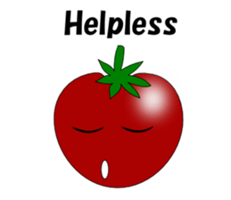 Uzai little tomato English sticker #5322614