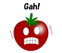 Uzai little tomato English sticker #5322617