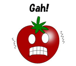 Uzai little tomato English sticker #5322617