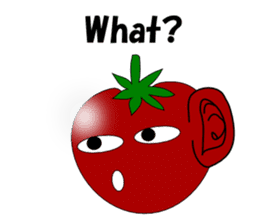 Uzai little tomato English sticker #5322618