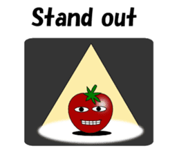 Uzai little tomato English sticker #5322627