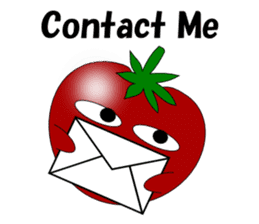Uzai little tomato English sticker #5322628