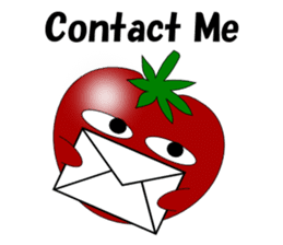 Uzai little tomato English sticker #5322628