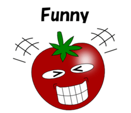 Uzai little tomato English sticker #5322630