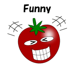 Uzai little tomato English sticker #5322630