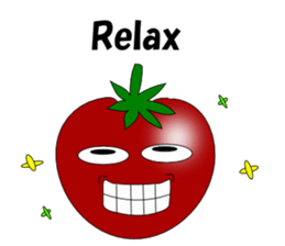 Uzai little tomato English sticker #5322631