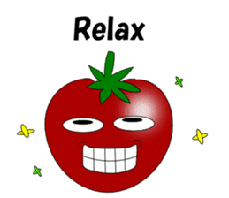 Uzai little tomato English sticker #5322631