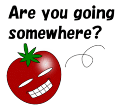 Uzai little tomato English sticker #5322633