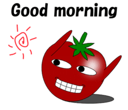 Uzai little tomato English sticker #5322634