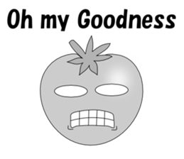 Uzai little tomato English sticker #5322636