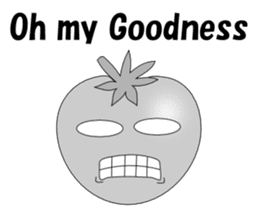 Uzai little tomato English sticker #5322636