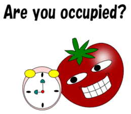 Uzai little tomato English sticker #5322637