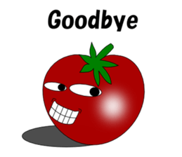Uzai little tomato English sticker #5322651
