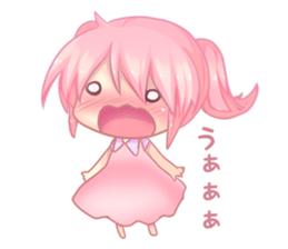 pink_twin_tail sticker #5322716