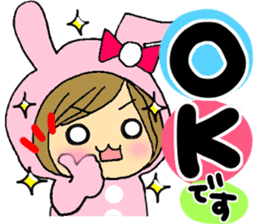 Sticker of rabbit Maimai sticker #5322776