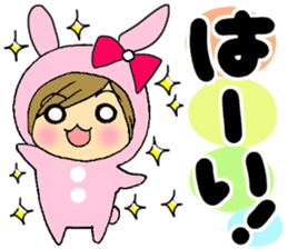 Sticker of rabbit Maimai sticker #5322781