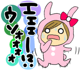 Sticker of rabbit Maimai sticker #5322801