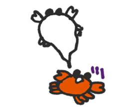 Little Crab01 sticker #5323034