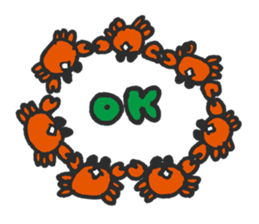 Little Crab01 sticker #5323045