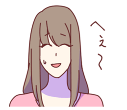 Daily Life of the couple, Female version sticker #5323272