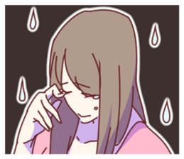 Daily Life of the couple, Female version sticker #5323286