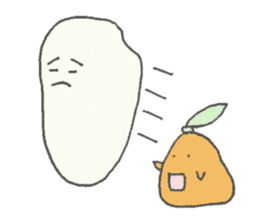 Rice and oranges sticker #5323500