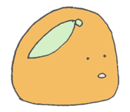 Rice and oranges sticker #5323522