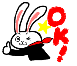 many rabbits sticker #5323575