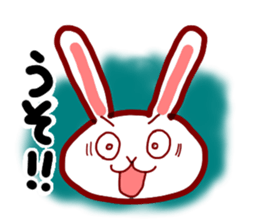 many rabbits sticker #5323582