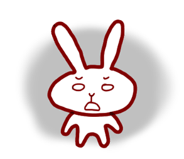 many rabbits sticker #5323588