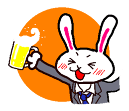 many rabbits sticker #5323589