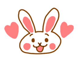 many rabbits sticker #5323590