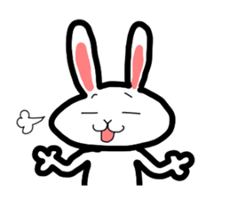 many rabbits sticker #5323597