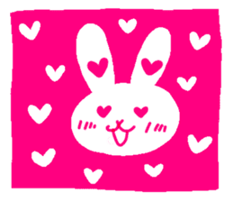 many rabbits sticker #5323598