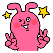 Comical rabbit. Everyday. sticker #5323812