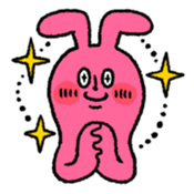 Comical rabbit. Everyday. sticker #5323817