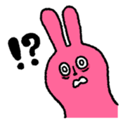 Comical rabbit. Everyday. sticker #5323818