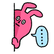 Comical rabbit. Everyday. sticker #5323819