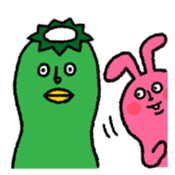 Comical rabbit. Everyday. sticker #5323827