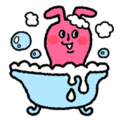 Comical rabbit. Everyday. sticker #5323838