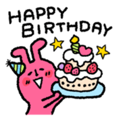 Comical rabbit. Everyday. sticker #5323840