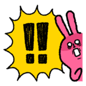 Comical rabbit. Everyday. sticker #5323842