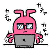 Comical rabbit. Everyday. sticker #5323844