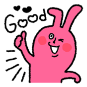 Comical rabbit. Everyday. sticker #5323845