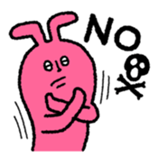 Comical rabbit. Everyday. sticker #5323846