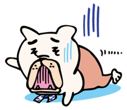 the french bulldog family sticker #5324081