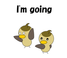 Conversation in spot-billed duck sticker #5324338