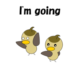 Conversation in spot-billed duck sticker #5324338