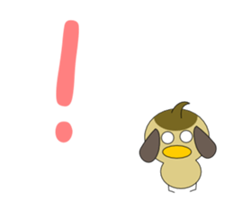 Conversation in spot-billed duck sticker #5324347