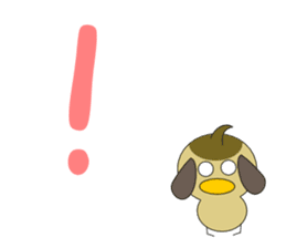 Conversation in spot-billed duck sticker #5324347